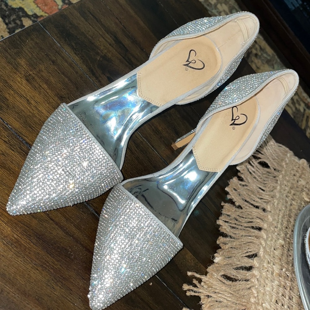 Silver heels